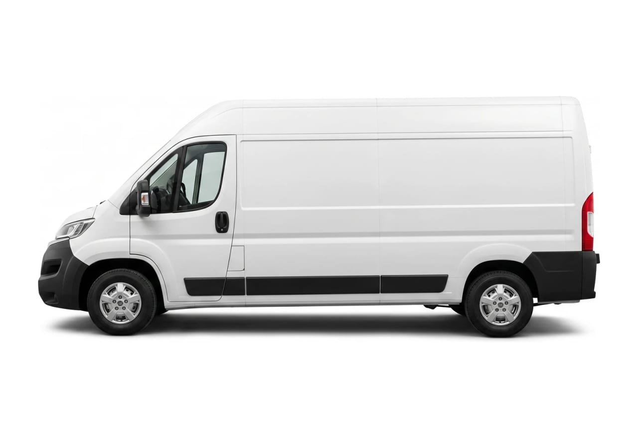 Furgone Citroen Jumper passo lungo per logistica di produzione