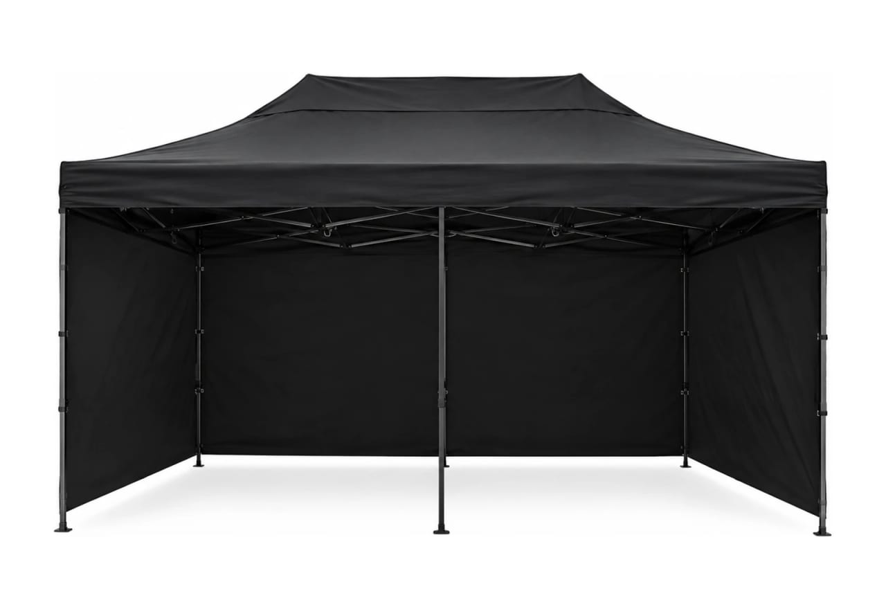 Gazebo easy up 6×3 con laterali per produzione